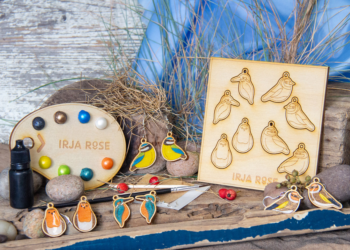 British Birds Earrings Kit