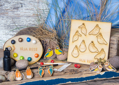 British Birds Earrings Kit