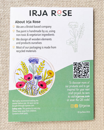 Individual Coaster Kit — Flower Meadow