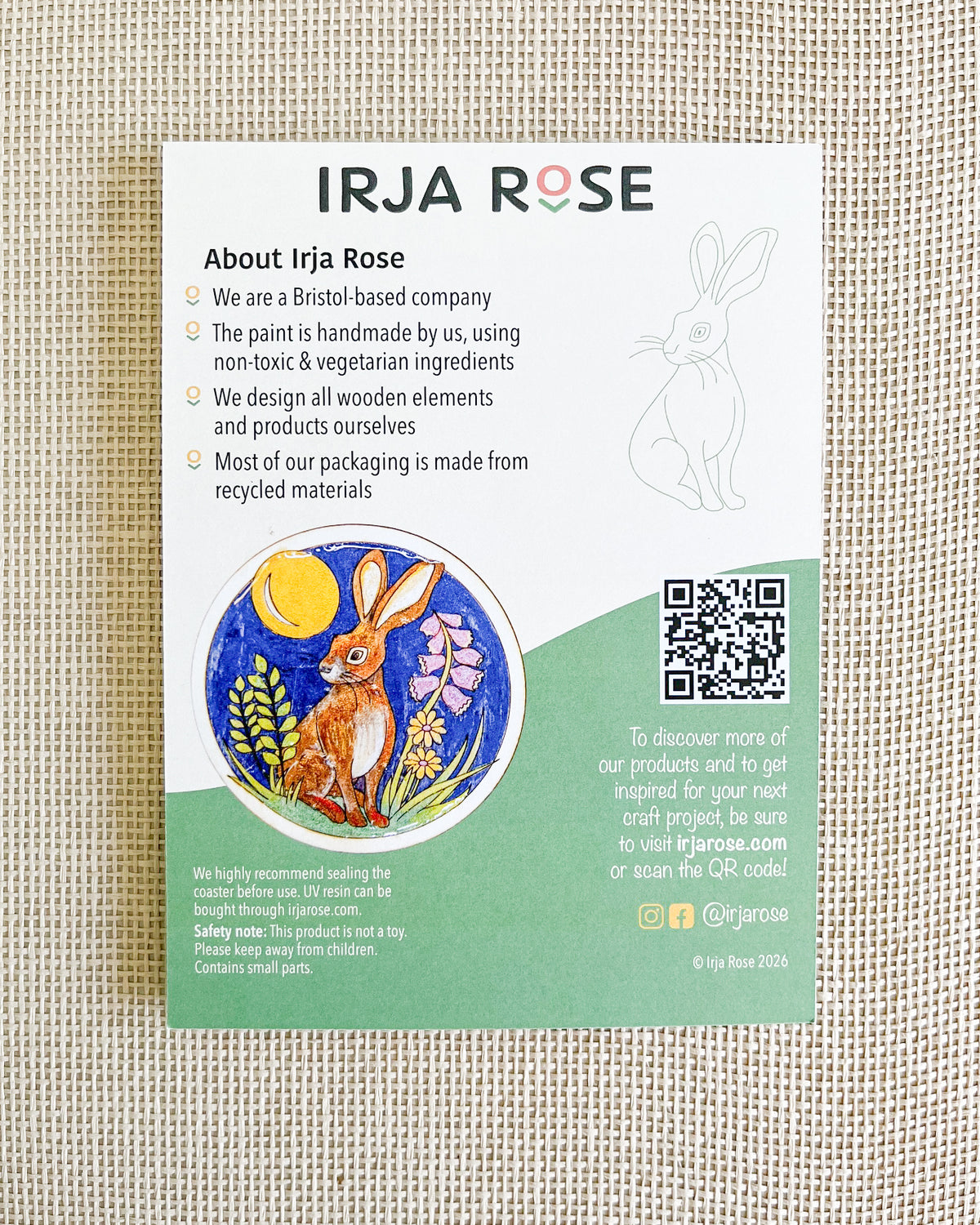 Individual Coaster Kit — Hare