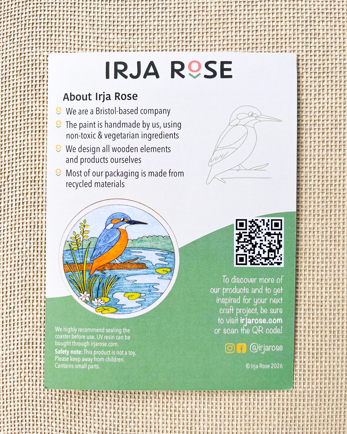 Individual Coaster Kit — Kingfisher