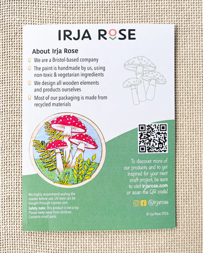 Individual Coaster Kit — Toadstools