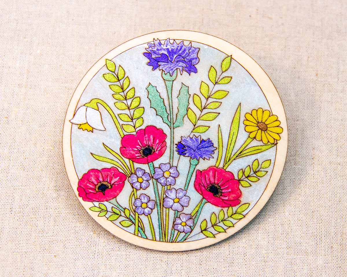 Individual Coaster Kit — Flower Meadow